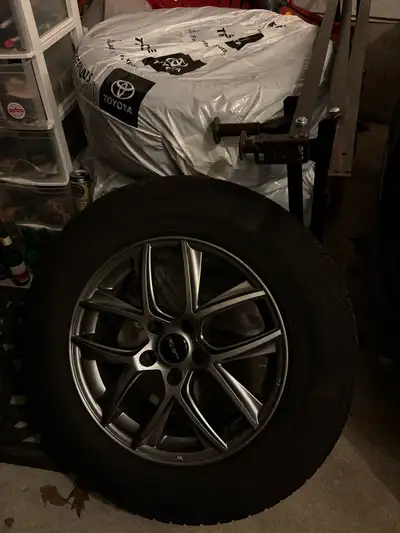 I'm selling a set of four Michelin X-ICE Snow SUV(235/65 R17) winter tires with alloy rims used in a...