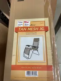 Outdoor Tan Folding Chair