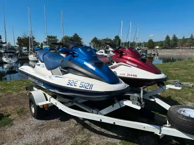 Both are full 3-seater 130 hp machines, so you can legally tow tubes, skiers, wakeboarders, etc. The...