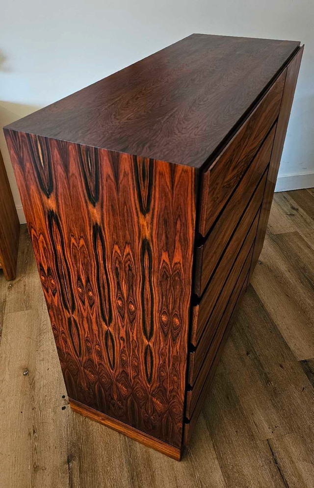 Rosewood 12-Drawer Dresser - Danish Midcentury  in Dressers & Wardrobes in Calgary - Image 4