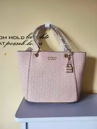 Guess Logo Blush Tote - Authentic 
