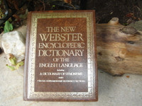 FIRST $35 ~ WEBSTER'S DICTIONARY 1980 ~ B/W & COLOR PICTURES ~