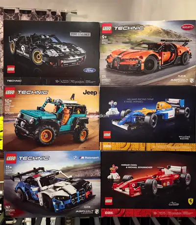 Lego Technic Race Cars New Sealed 42226 BMW M4 GT3 EVO Race Car $70 42227 Jeep Wrangler Rubicon SUV...