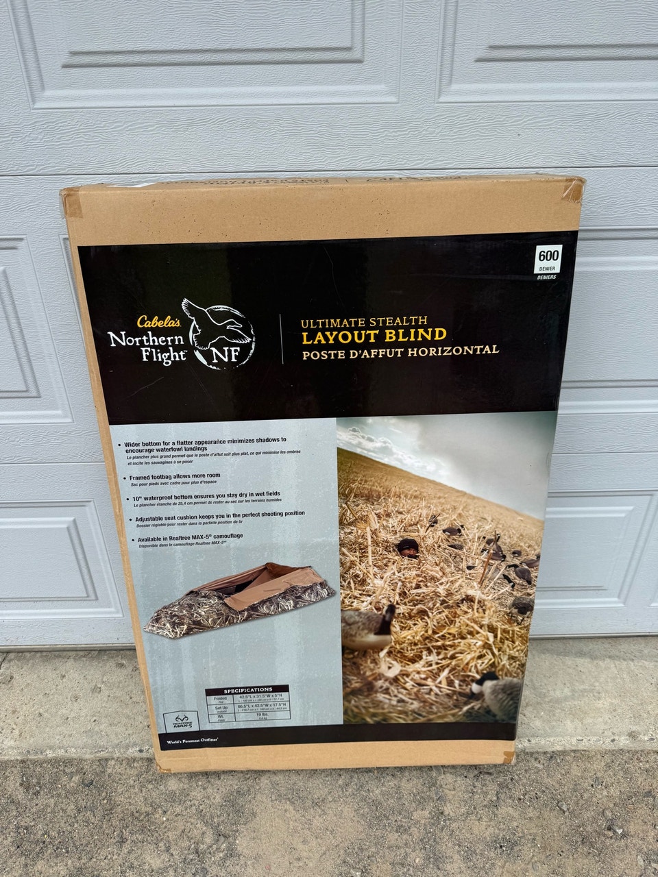 Cabela's Northern Flight Ultimate Stealth Layout Blind | Fishing ...