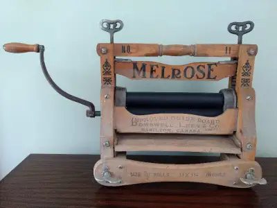 Early 1900's laundry clothes wringer manufactured by DOWSWELL, LEES & CO. LIMITED in Hamilton, Ontar...