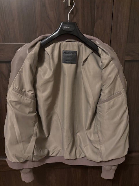 AllSaints Men's Leather Bomber Jacket (Medium) in Men's in Kitchener / Waterloo - Image 4