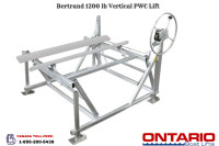 Bertrand 1200 lb PWC Lift: Secure & Easy Storage Solution.