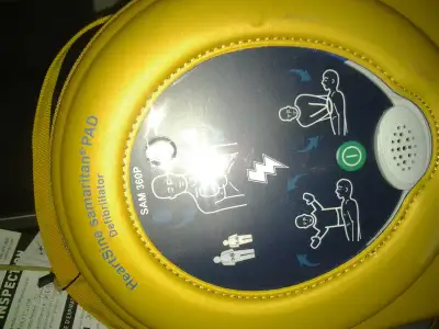 new AED portable defibrillators in softcase also CPAP , nebulize, View more