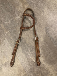 LEATHER  HORSE HEADSTALL