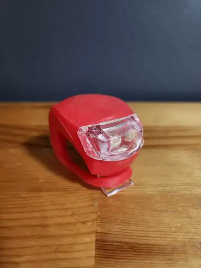 Red Silicone Bike Light, View more