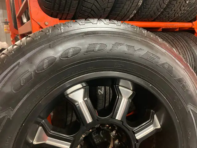 275/65R18 *6x135/6x139.7*USED ALL SEASON WHEELS GOODYEAR ~60-85% in Tires & Rims in City of Toronto - Image 3