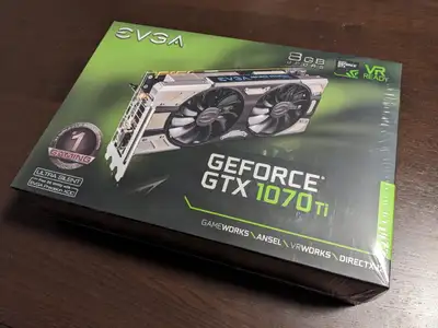 NEW EVGA GeForce GTX 1070 Ti FTW ULTRA SILENT GAMING, View more