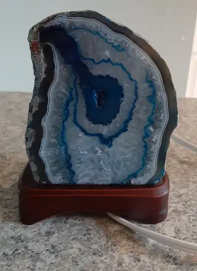 Agate Stone Handmade  table lamp, View more