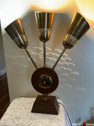 MCM 3 arm Atomic  Table Lamp, View more