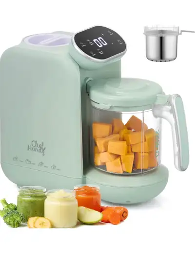 Chefhandy 5-in-1 Baby Food Maker Steamer Blender, View more
