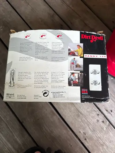 Check out this vintage Dirt Devil Handy 150 hand vac, perfect for quick cleanups! It's in good worki...