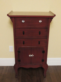 Large Free Standing Jewelry Box Cabinet with Mirror