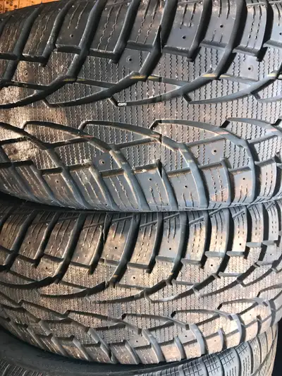 4 Snow Tires for sale. One winters usage. 205/55/R16. No rims. Great Condition. $300.00. Year stamps...