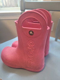 Girls Croc rain boots size 12