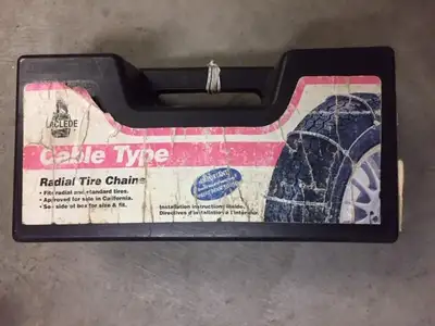 LACLEDE RADIAL TIRE CHAINS STOCK # 1038 FITS 215R14 TO P255/40ZR-17