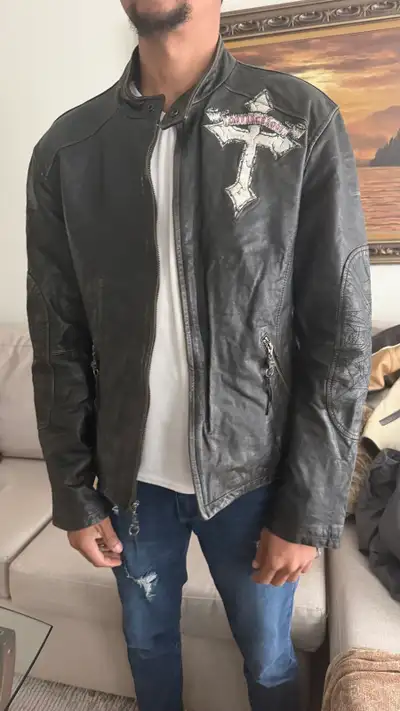 Veste en cuir Affliction, View more