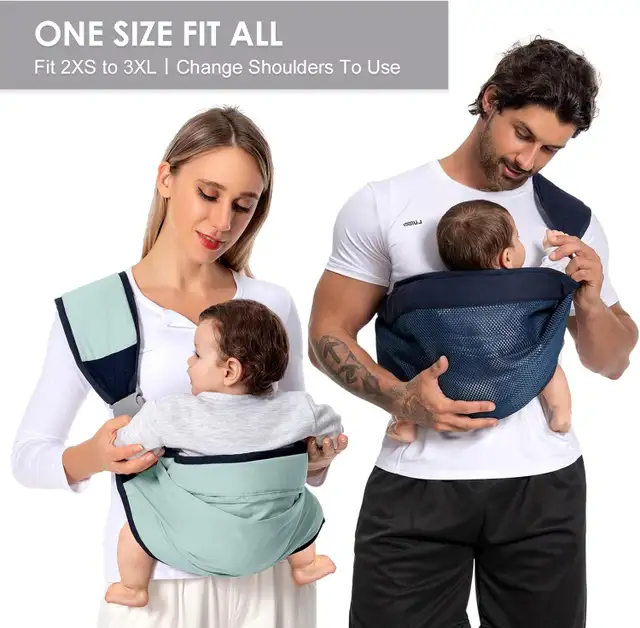 NEW Baby Carrier Sling for newborns, babies, toddlers in Strollers, Carriers & Car Seats in Brantford - Image 6