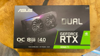 ASUS dual GEFORCE RTX 3060 TI