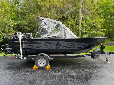 FALL FISHING SEASON READY 2018 Legend 19ft F19 all welded Aluminum boat. No leaky fiberglass or rive...