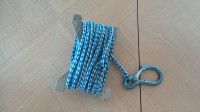 Cable  double tressé en nylon 52 pieds avec crochet 5/16(221223P