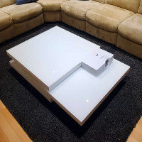 Structube Picasso Swivel Coffee Table (White)