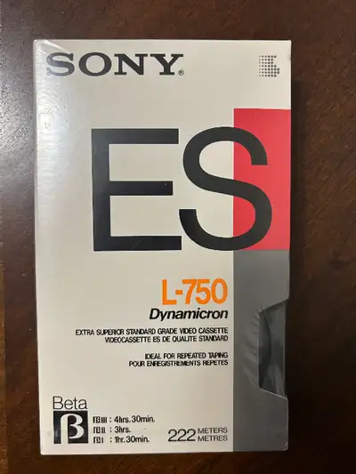 Sony Beta Blank Tape, Sealed, Never Used (Brampton), View more