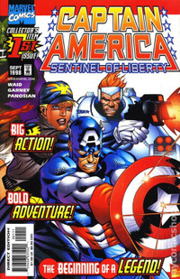 Marvel comics Captain America sentinel of liberty rough cut 1