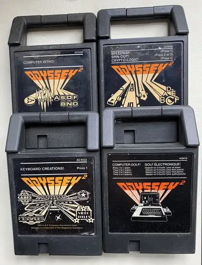 MagnaVox Odyssey 2 Intro Speedway Spin-out Cryptologic cartridge, View more