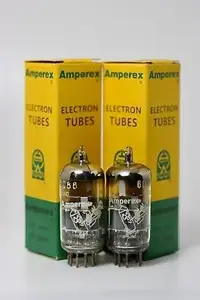 VINTAGE 1960's AMPEREX BUGLE BOYS ECC88-6DJ8 TUBES, View more