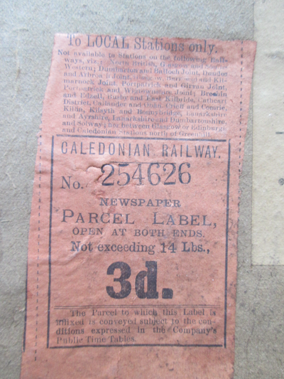 Caledonia Railway stamp from 1800's
