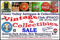 Huge Vintage Collectibles Sale Annual FVACC Show Apr 26-27 - $5