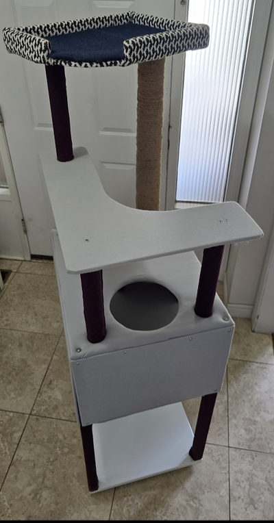 Custom Made Cat Tree - 5 Ft. tall, View more