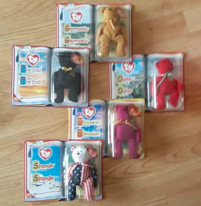 Nine TY Bears from McDonalds, View more