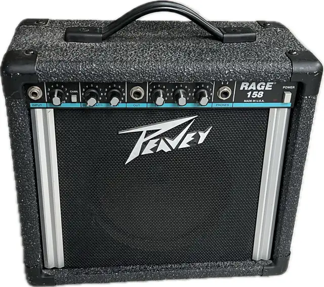 Peavey Rage 158 Amp - Teal Stripe. Made in the U.S.A. in Amps & Pedals in City of Toronto - Image 2