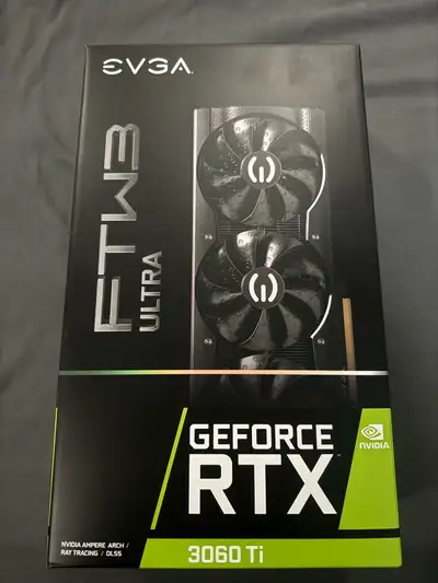 RTX 3060 TI FTW3 ULTRA GRAPHICS CARD, View more