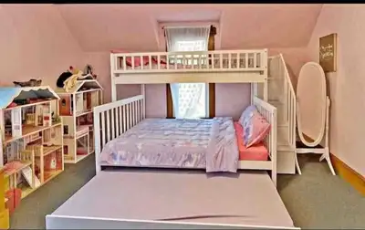 3 Portion Thrundle Bunk Bed For Kids And Adults With Stairs , View more