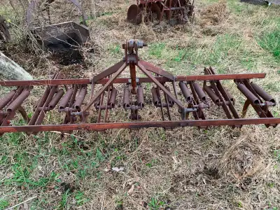 Antique three point hitch equipment., View more