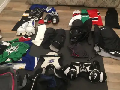 Hockey equipment various sizes, View more