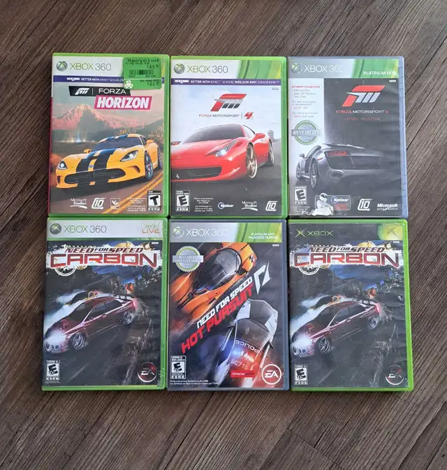 Xbox, Xbox 360 Racing Games