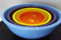 Melamine Rainbow Nesting Bowl Set