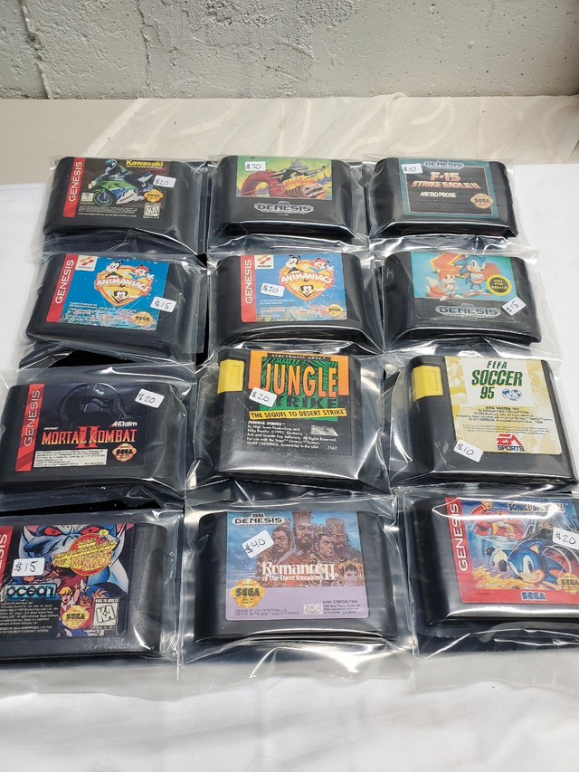 Vintage sega genesis games  in Older Generation in St. Catharines