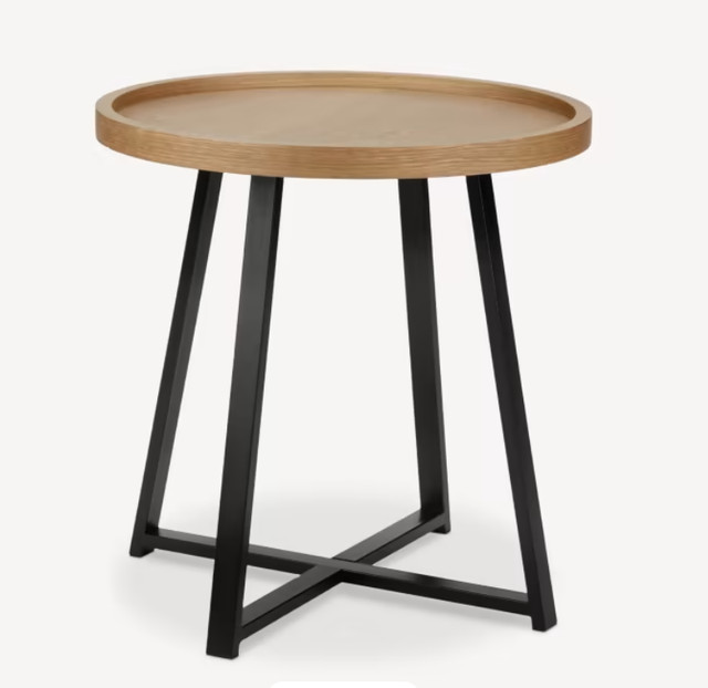Bouclair Metal and Wood Side Table in Other Tables in Ottawa - Image 2