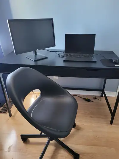 Office Desk, & Chair,. Monitor sold separately., View more