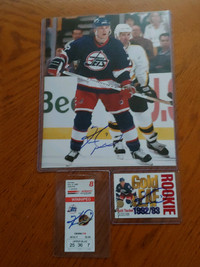 Winnipeg Jets Keith Tkachuk Autographs