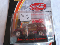 2002 Coca Cola Jeep Cherokee DieCast--Sealed--Australia